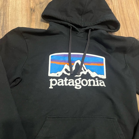 Patagonia Uprisal Logo Hoodie Black Men’s unisex Small - Picture 8 of 8